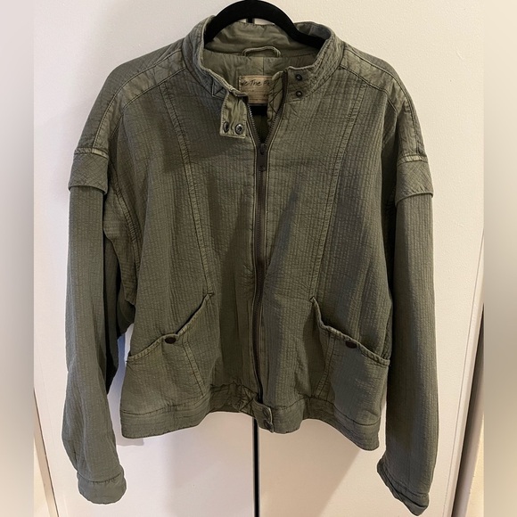 Free People Florence Army Bomber jacket - Picture 5 of 9